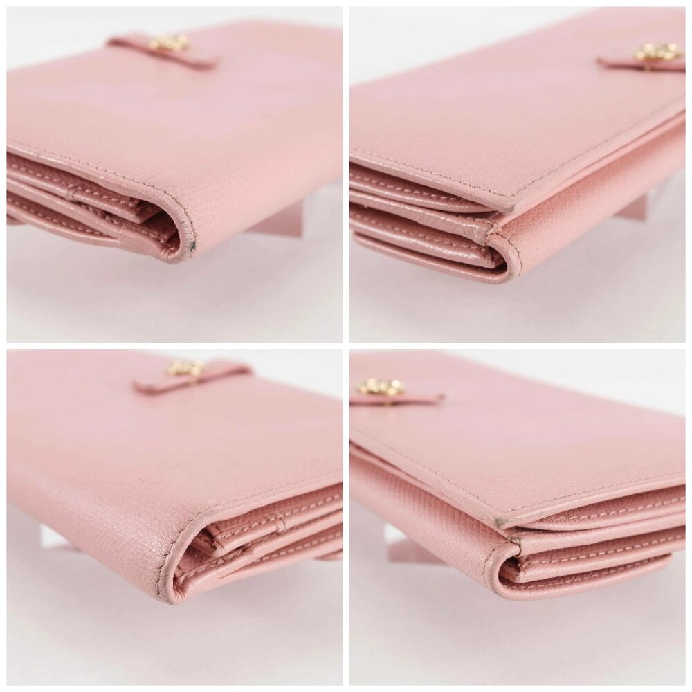 Chanel Classic Flap Long Wallet in Pink Caviar Leather - Picture 6 of 15
